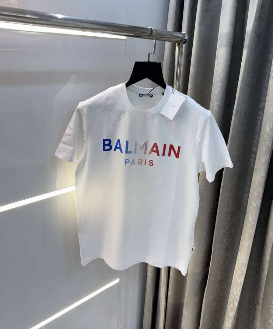 Balmai n Paris White Designer Imported T-Shirt