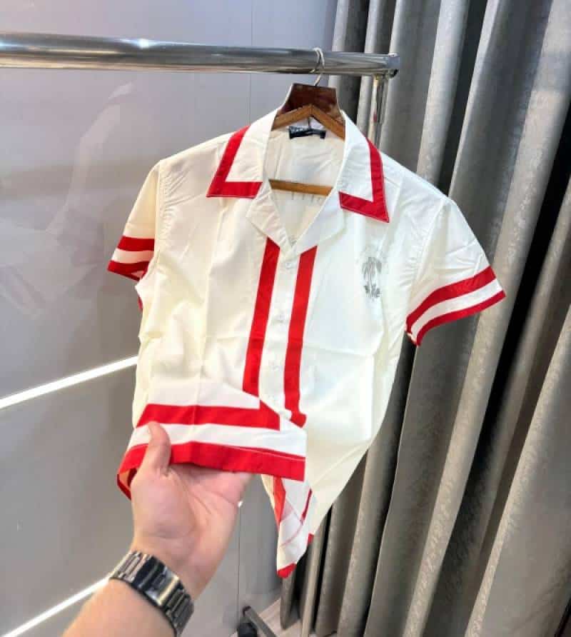Zar a Cream Printed Imported Half Shirt