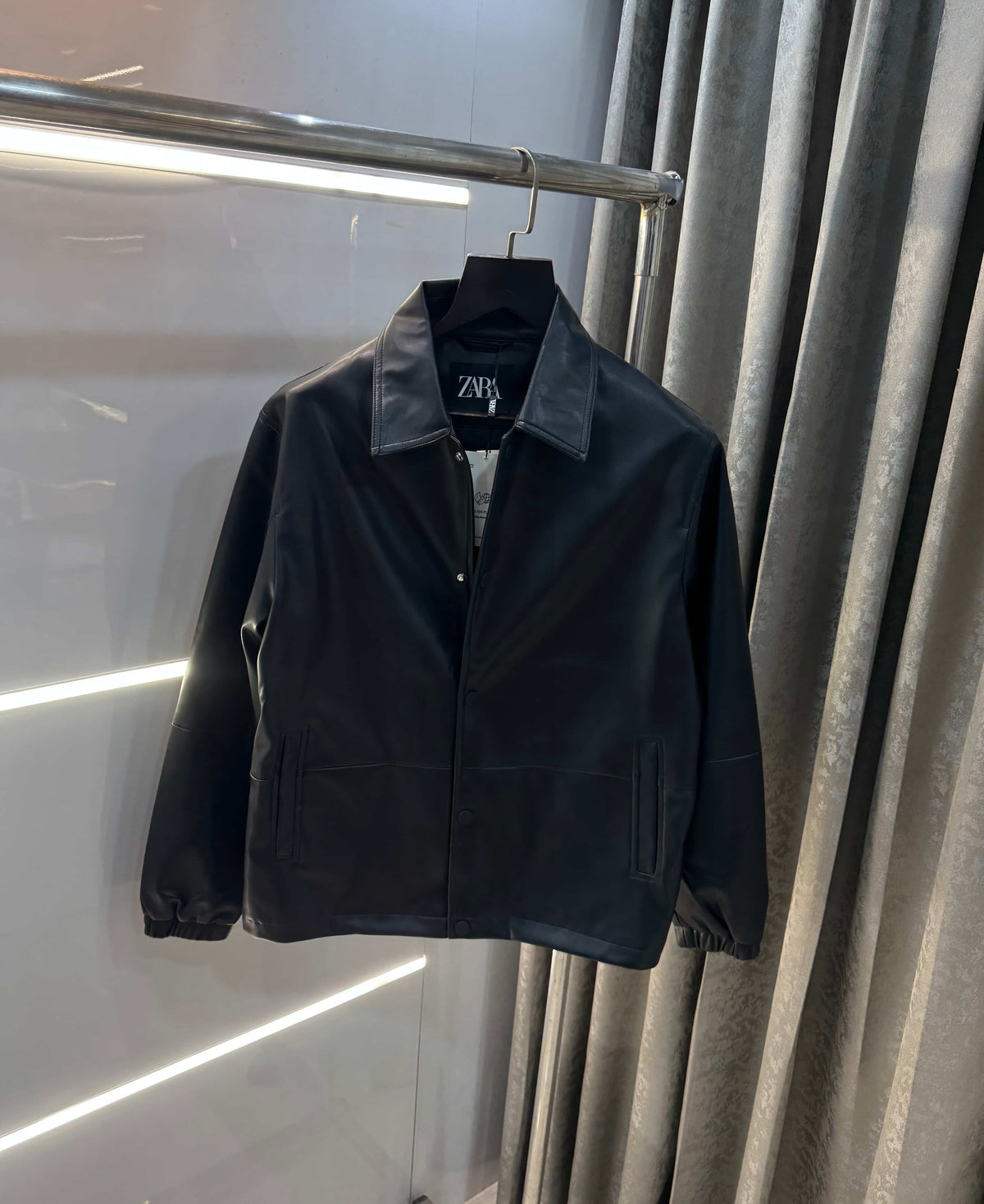 Zar a Black Classic Premium Leather Jacket
