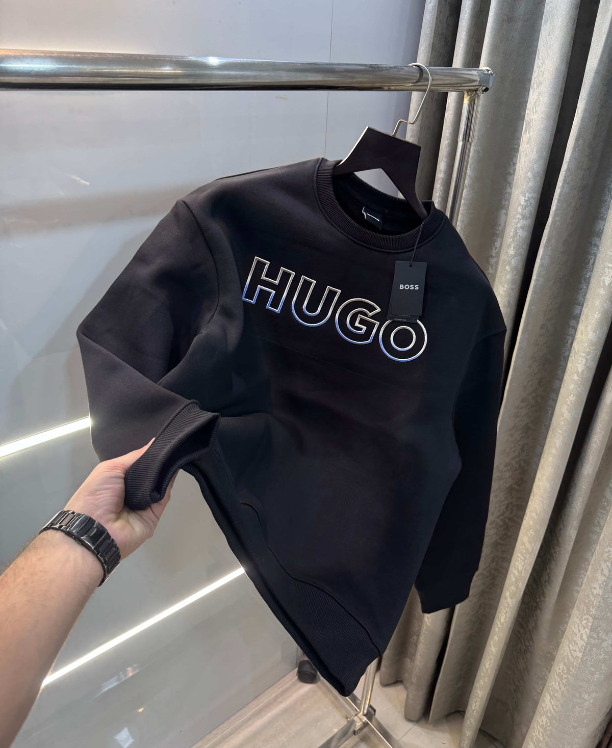 Hug o boss Black Logo Work Imported Sweatshirt