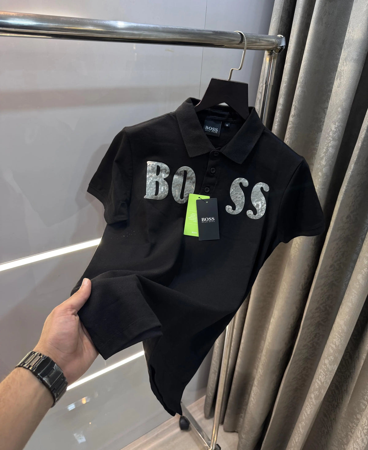 Hugo bos s Black Classic Premium Polo T-Shirt