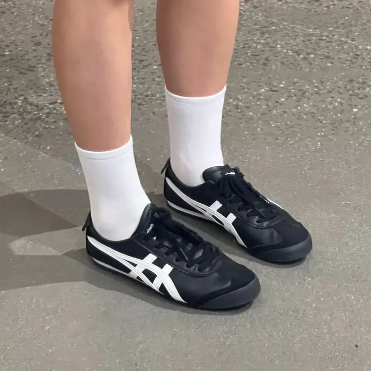 Onitsuka Tiger Mexico 66 Black White Sneakers