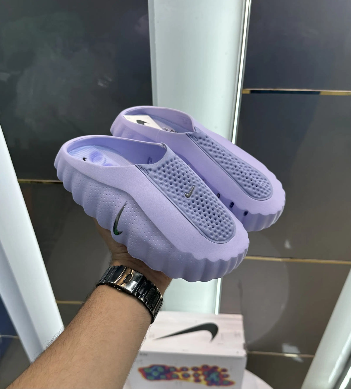 Nike_Mind Purple Slide For Her