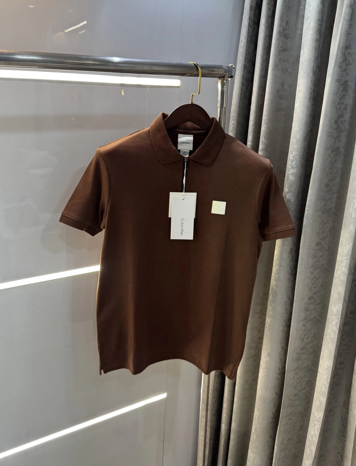 Calvin  Klein Brown Premium Polo T-Shirt