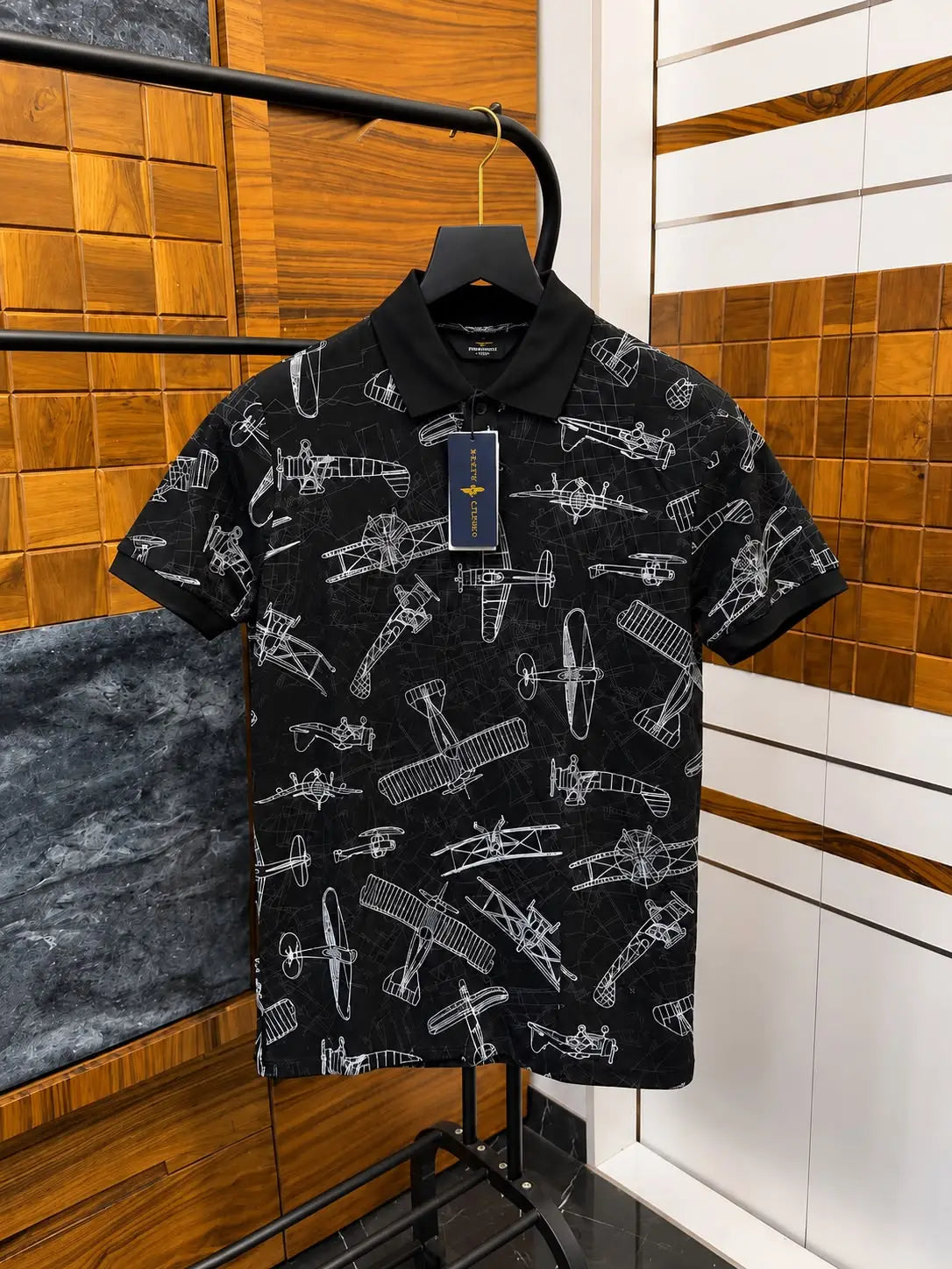 Ralp_h Lauren All Over Printed Premium Polo T-shirt