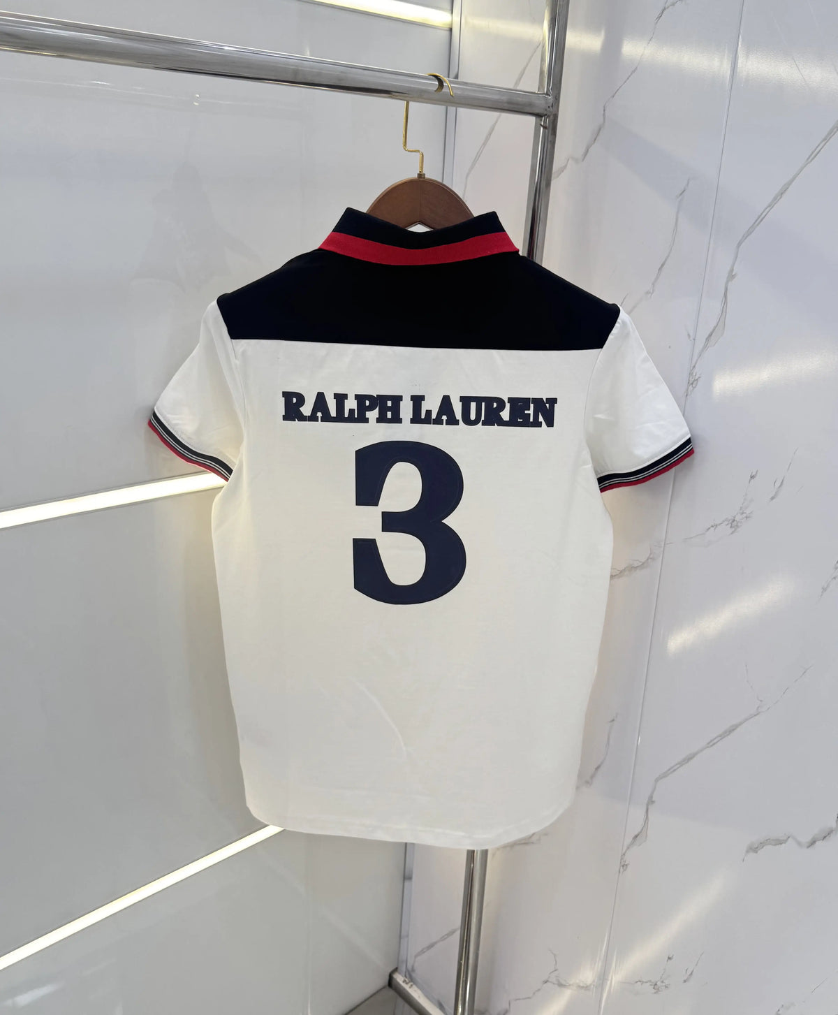 Ralph  Lauren White Premium Polo T-shirt