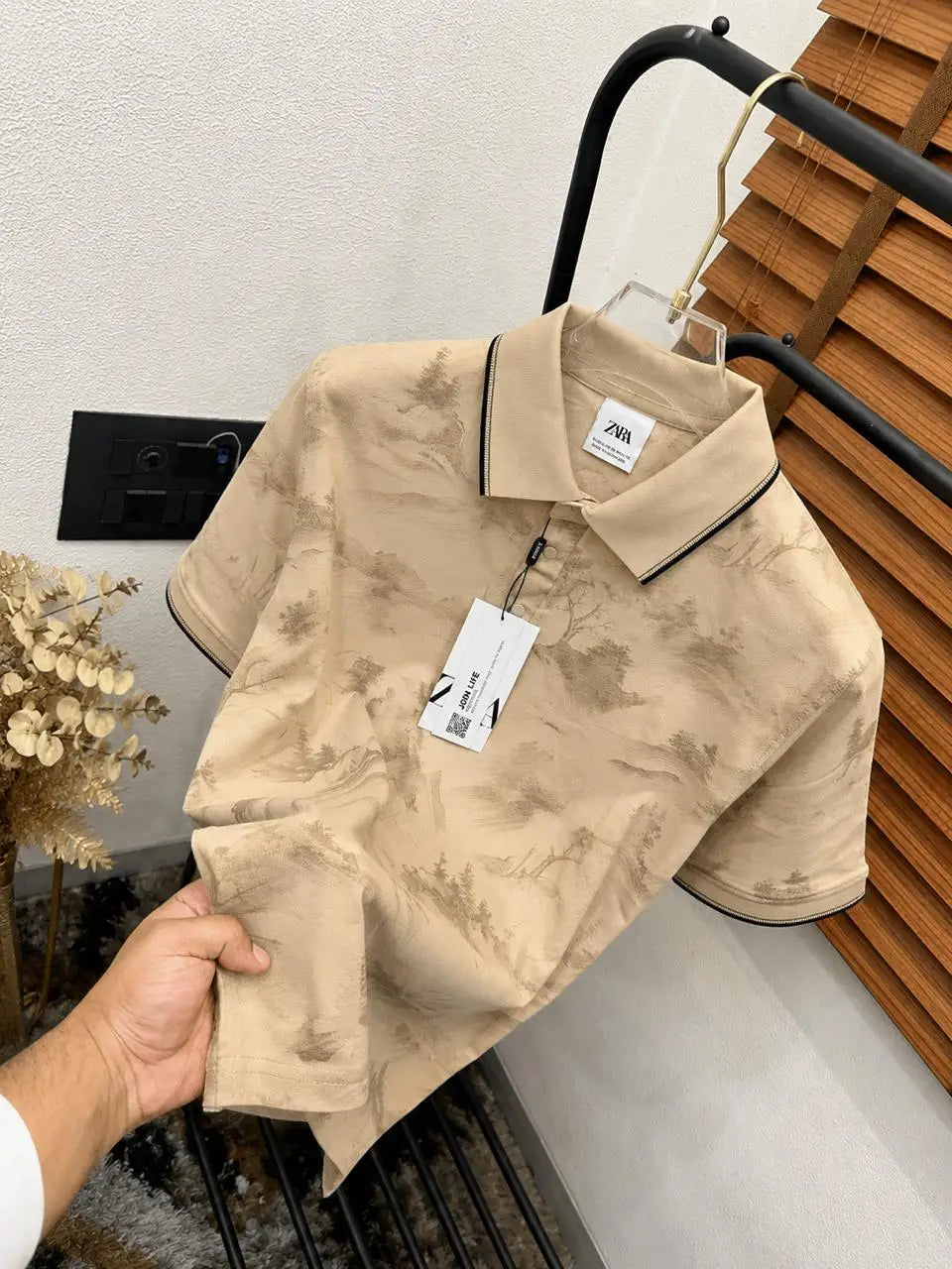 Zar_a Printed Very Premium Imported Polo T-shirt (DN 635)