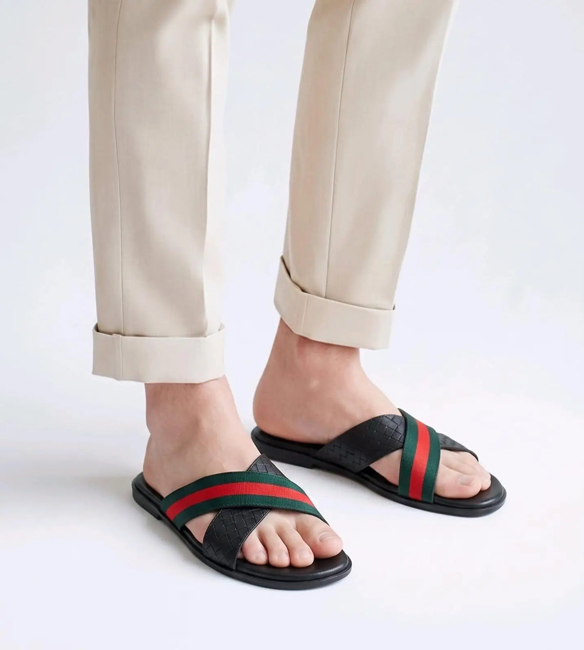 Gucci_Cross Black Premium Slide
