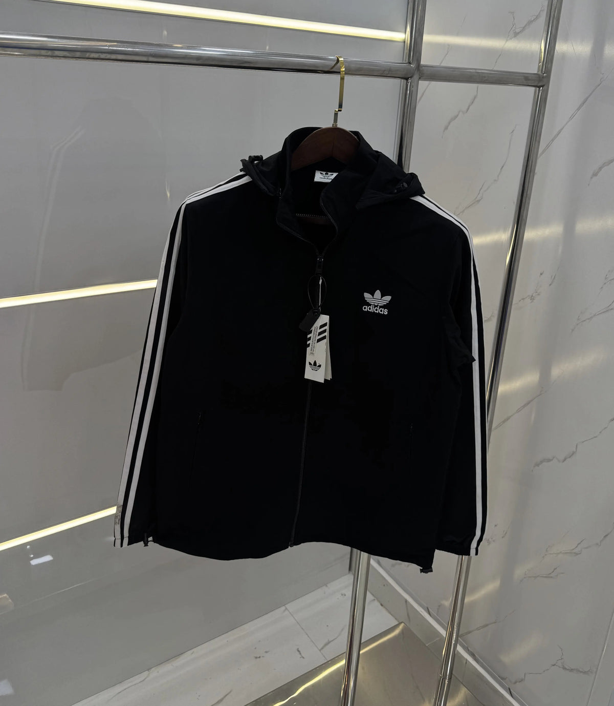 Adida s Black Premium WindBreaker Jacket