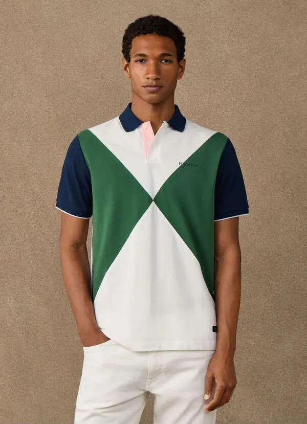 Hacket White Logo Work Premium Polo T-Shirt