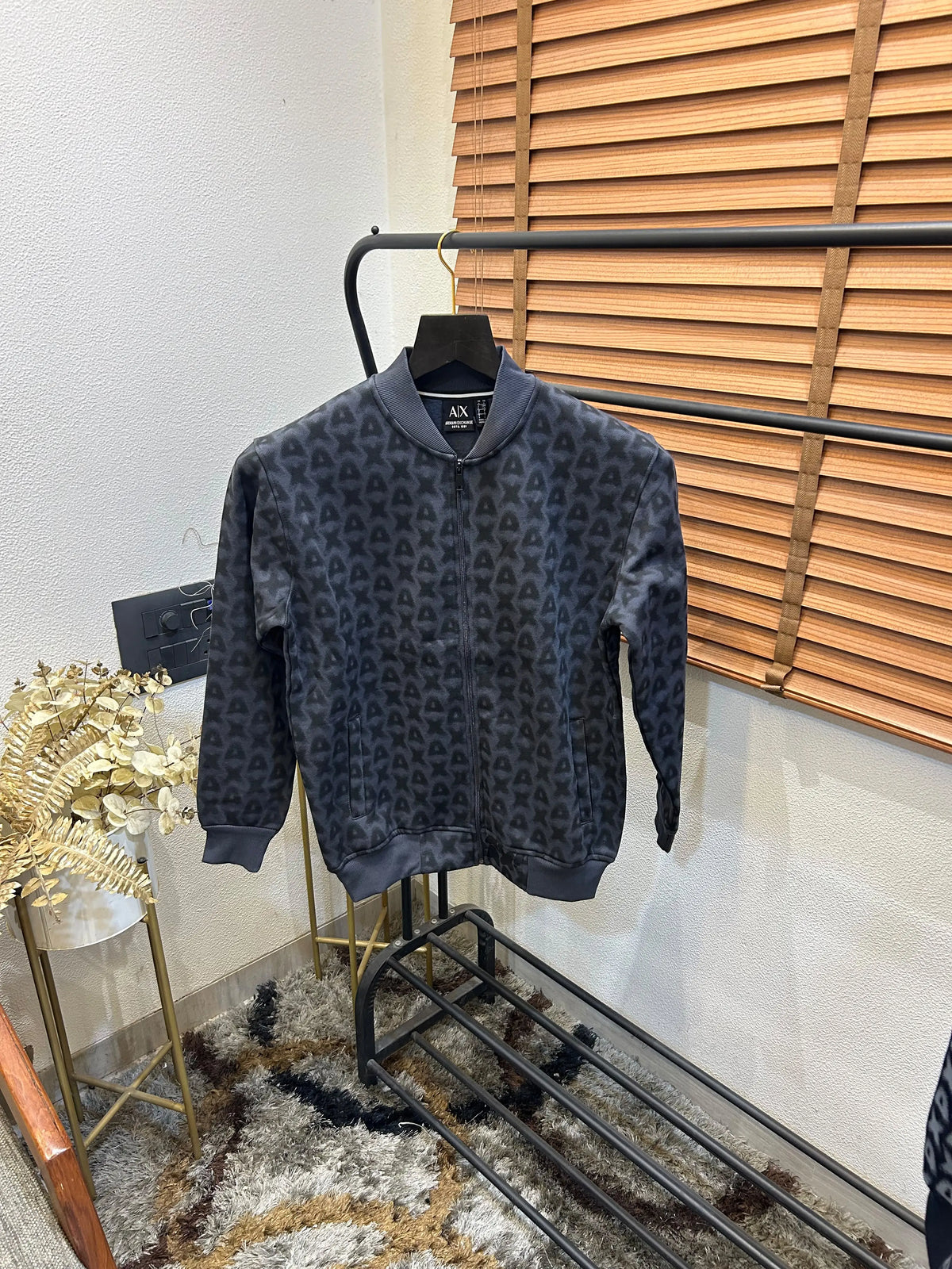 Arman_i Exchange All Over AX Printed Grey Imported Premium Sweatshirt (DN 551)