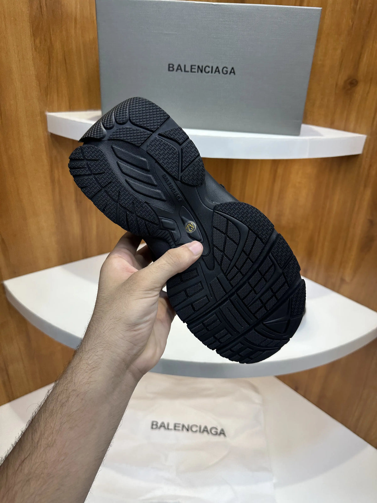 Balenciaga_Luxury Black Premium Slide For Men