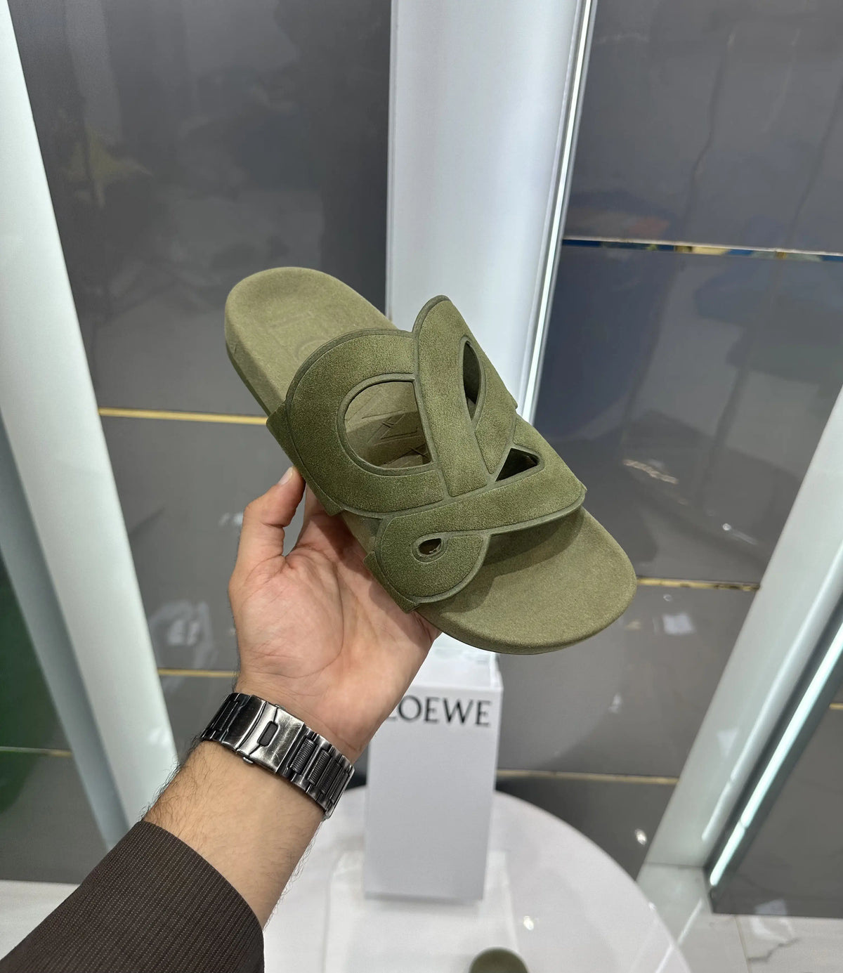 Loewe_Olive Premium Luxury Slide For Men