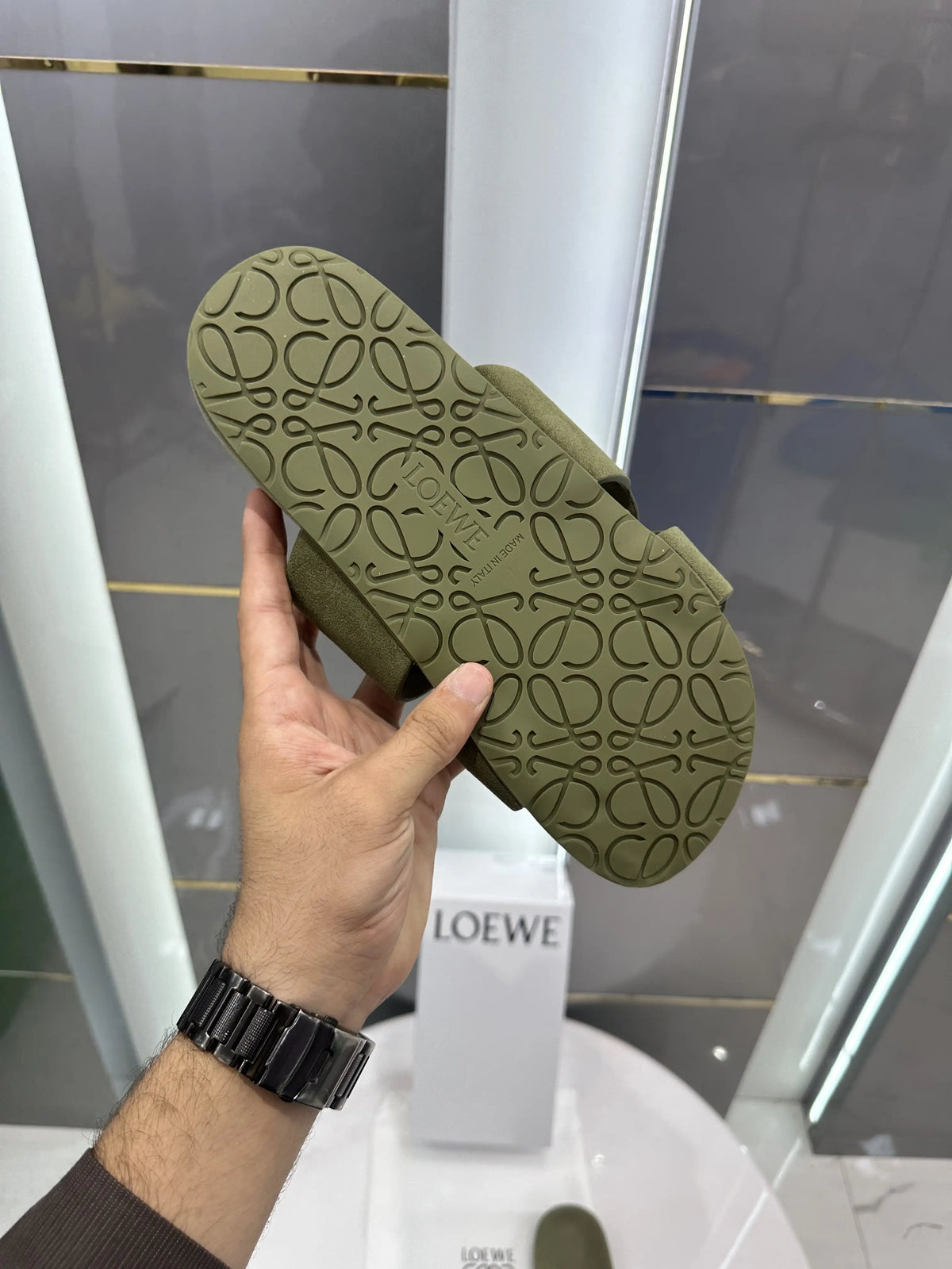 Loewe_Olive Premium Luxury Slide For Men