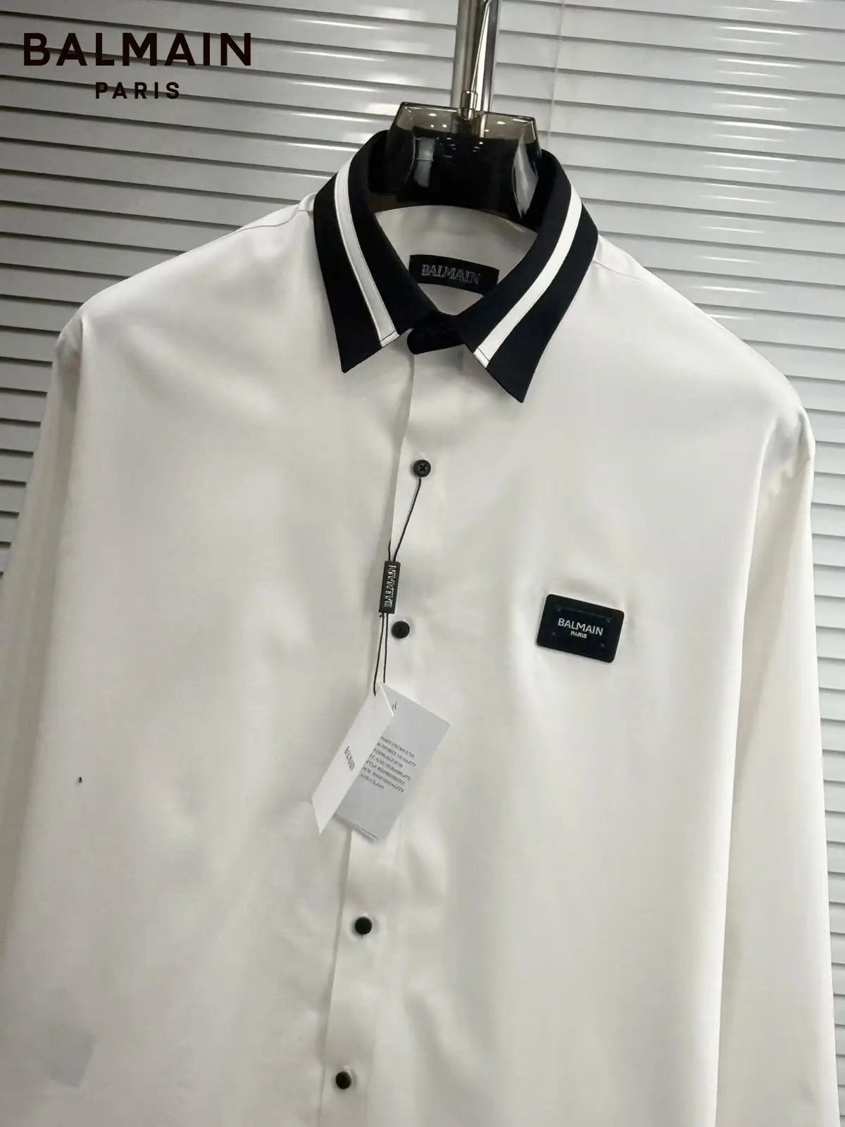 Balmai n Paris Logo Print Premium Shirt With Original Box