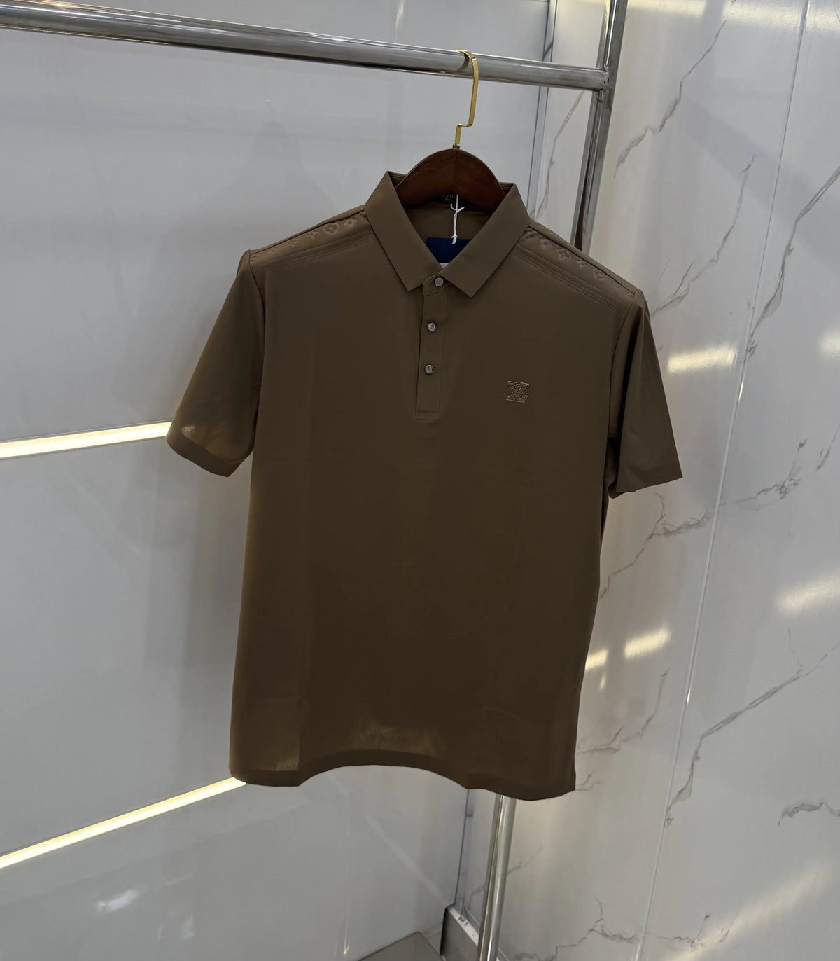 Loui s Vuitto n Brown Luxury Polo T-shirt
