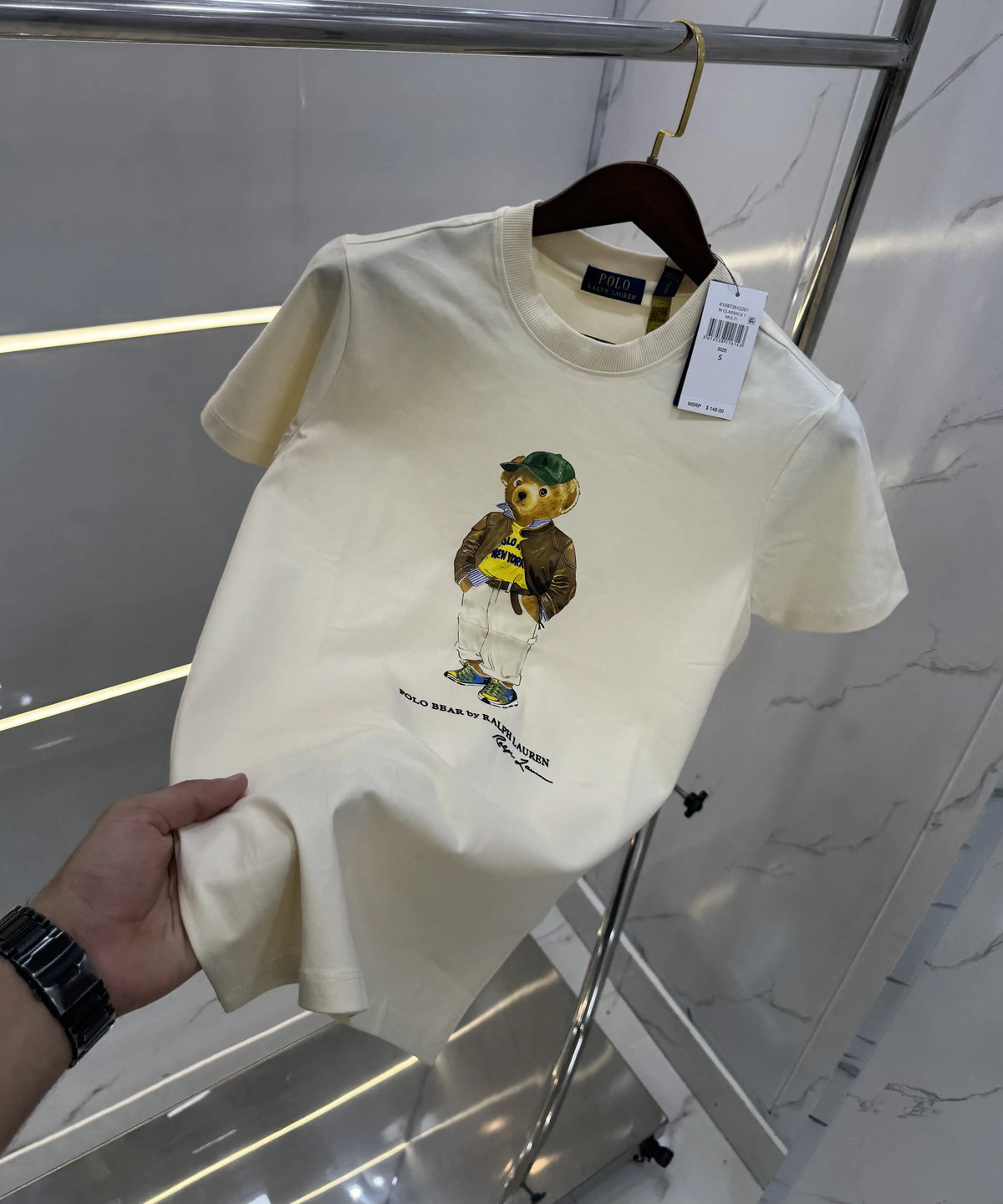 Ralph Laure n Cream Logo Work Premium T-Shirt