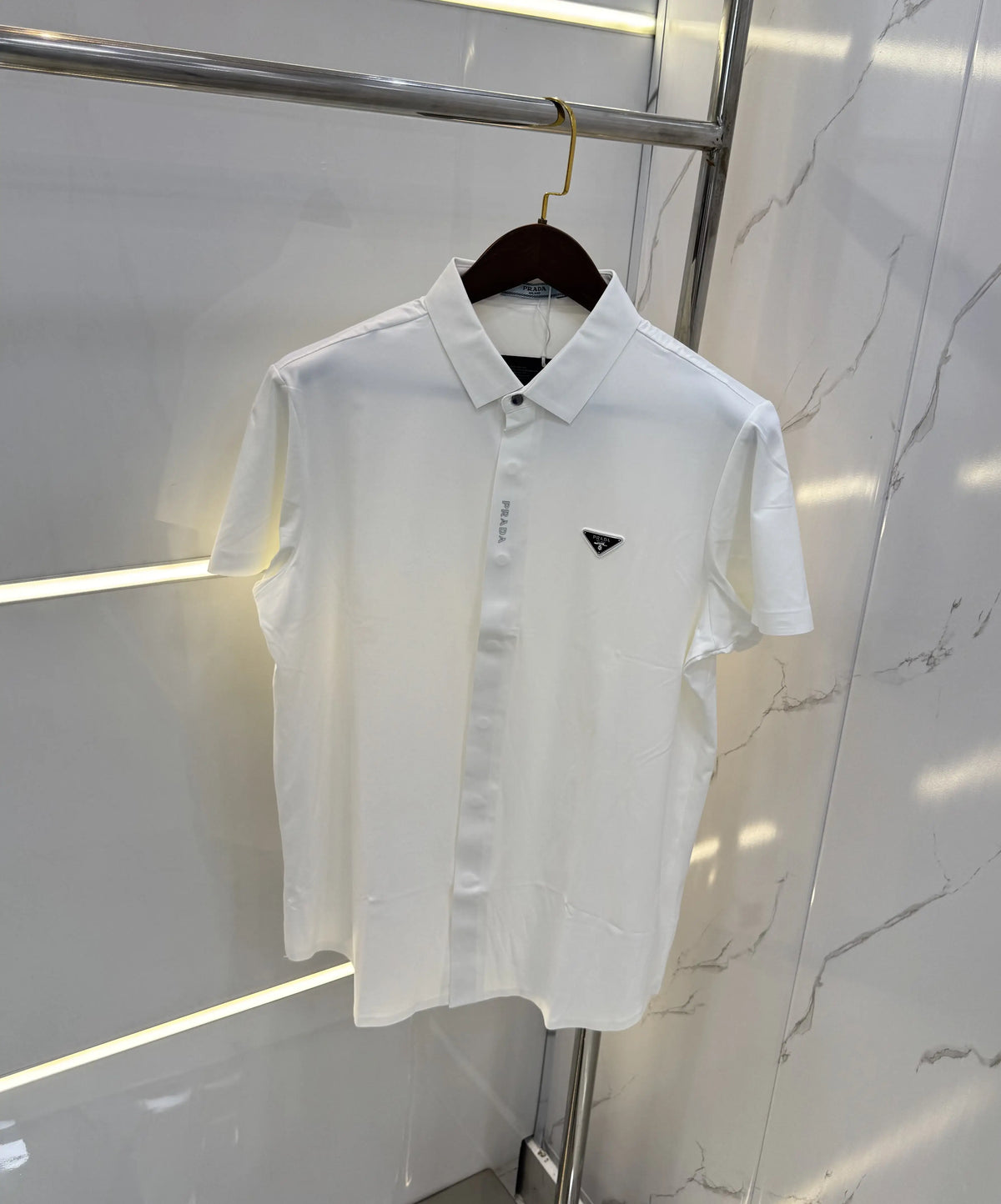 Prad a Milano White Imported Luxury Shirt