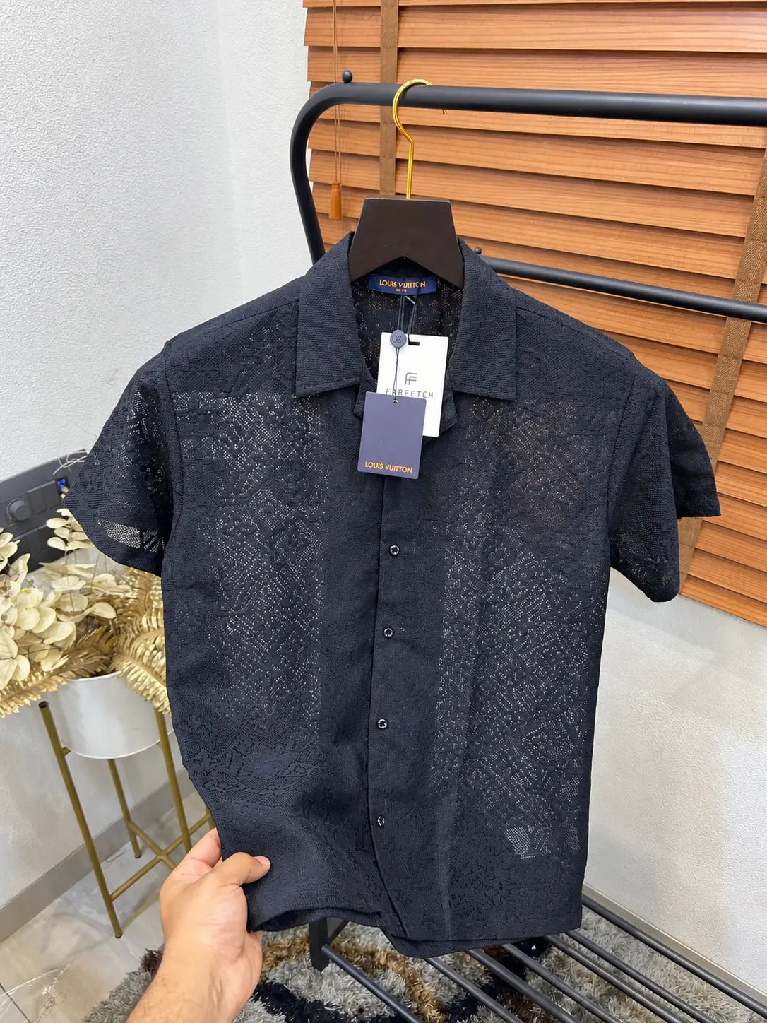 Loui_s Vuitton Turkey Imported Knitted Premium Crochet Half Shirt