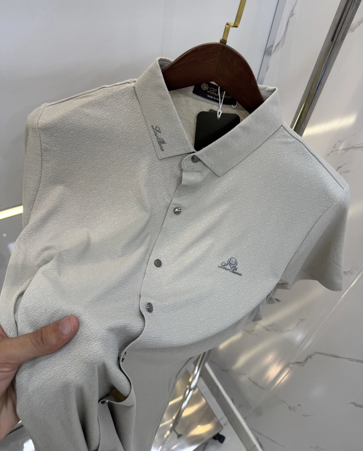 Loro Piana Beige Imported Luxury Shirt