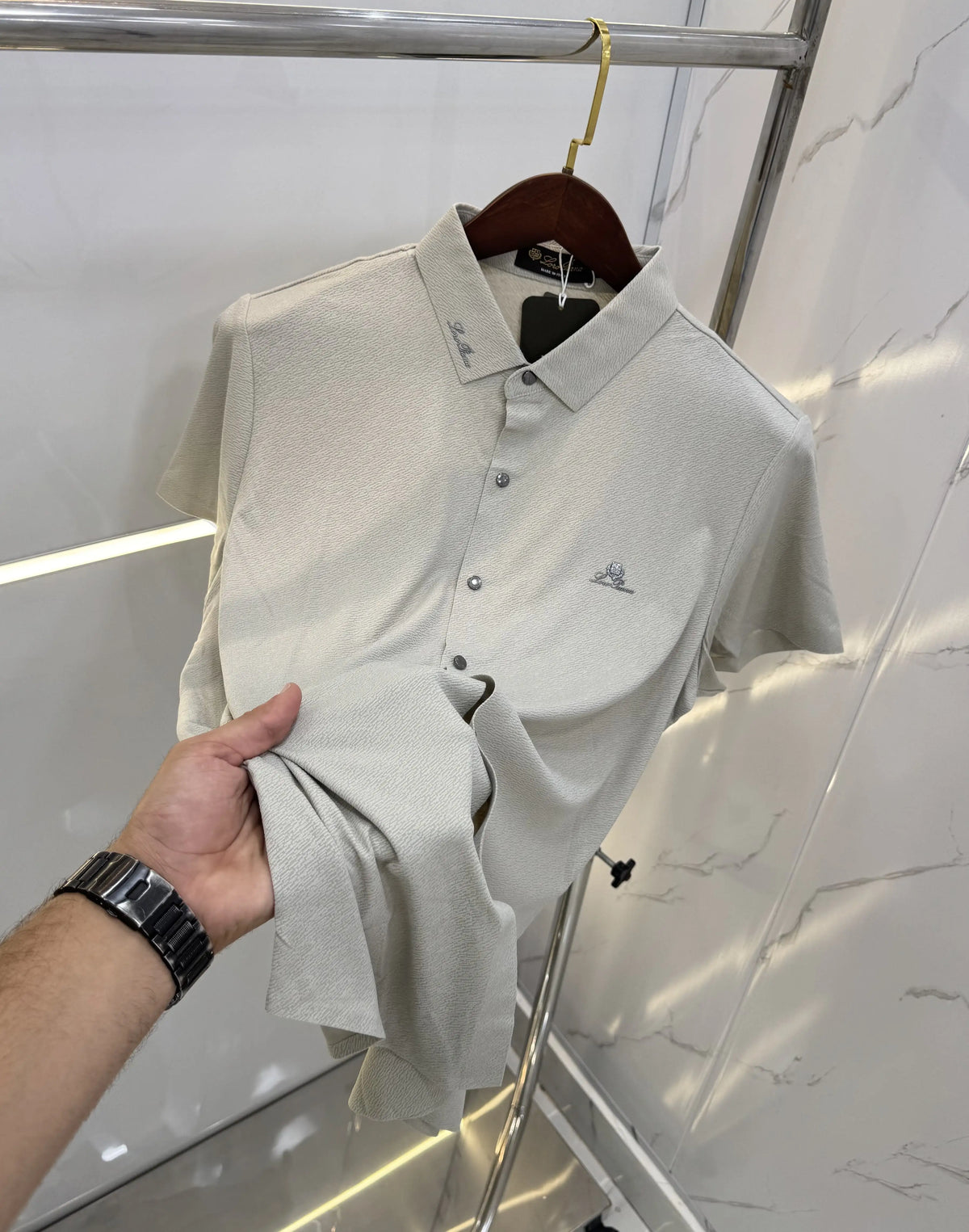 Loro Piana Beige Imported Luxury Shirt