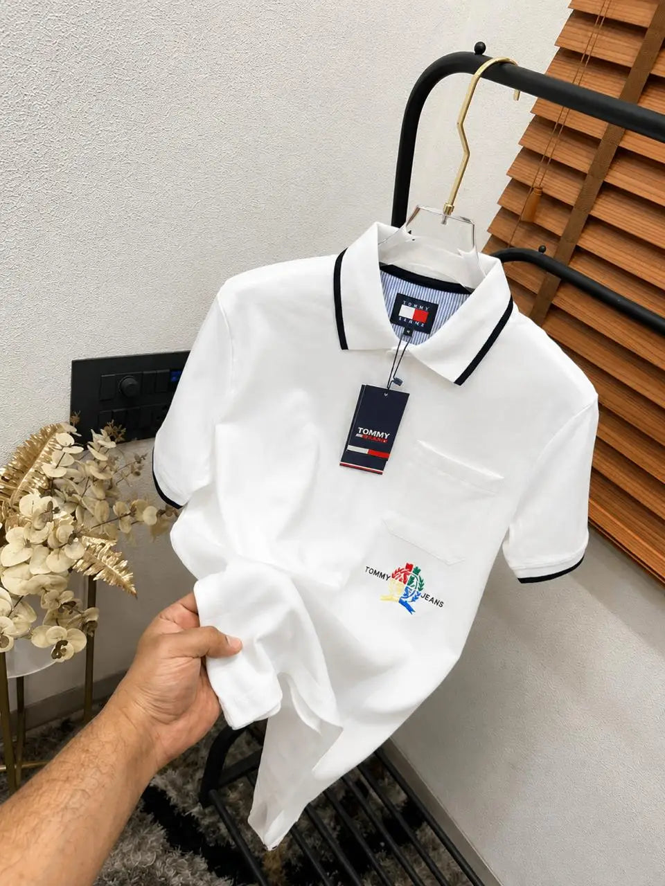 Tommy Hulfige_r Imported Classic Premium Polo T-shirt (DN 529)