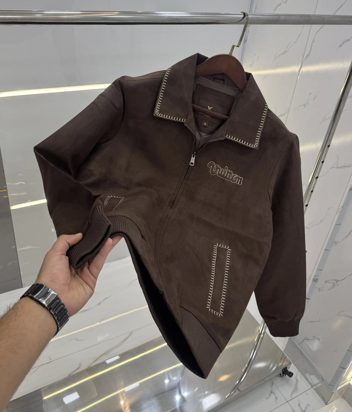 Louis Vuitto n Dark Brown Sweado Jacket