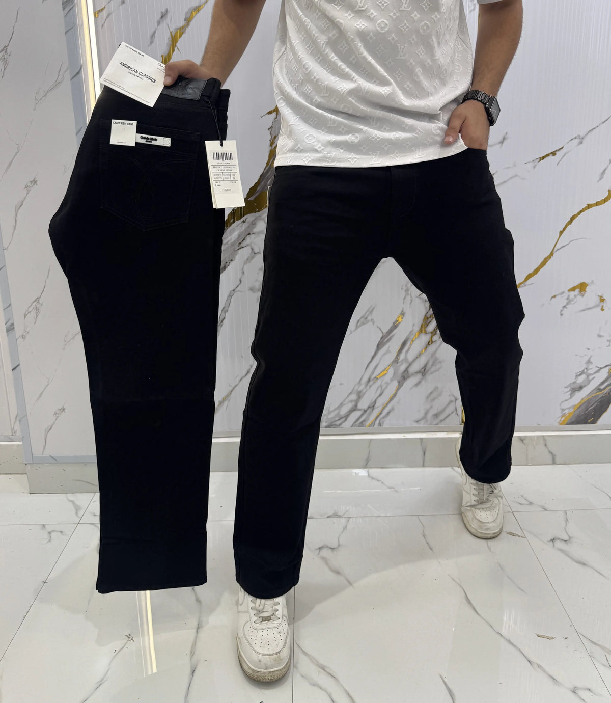 Calvin Klei n Jet Black Imported Denim