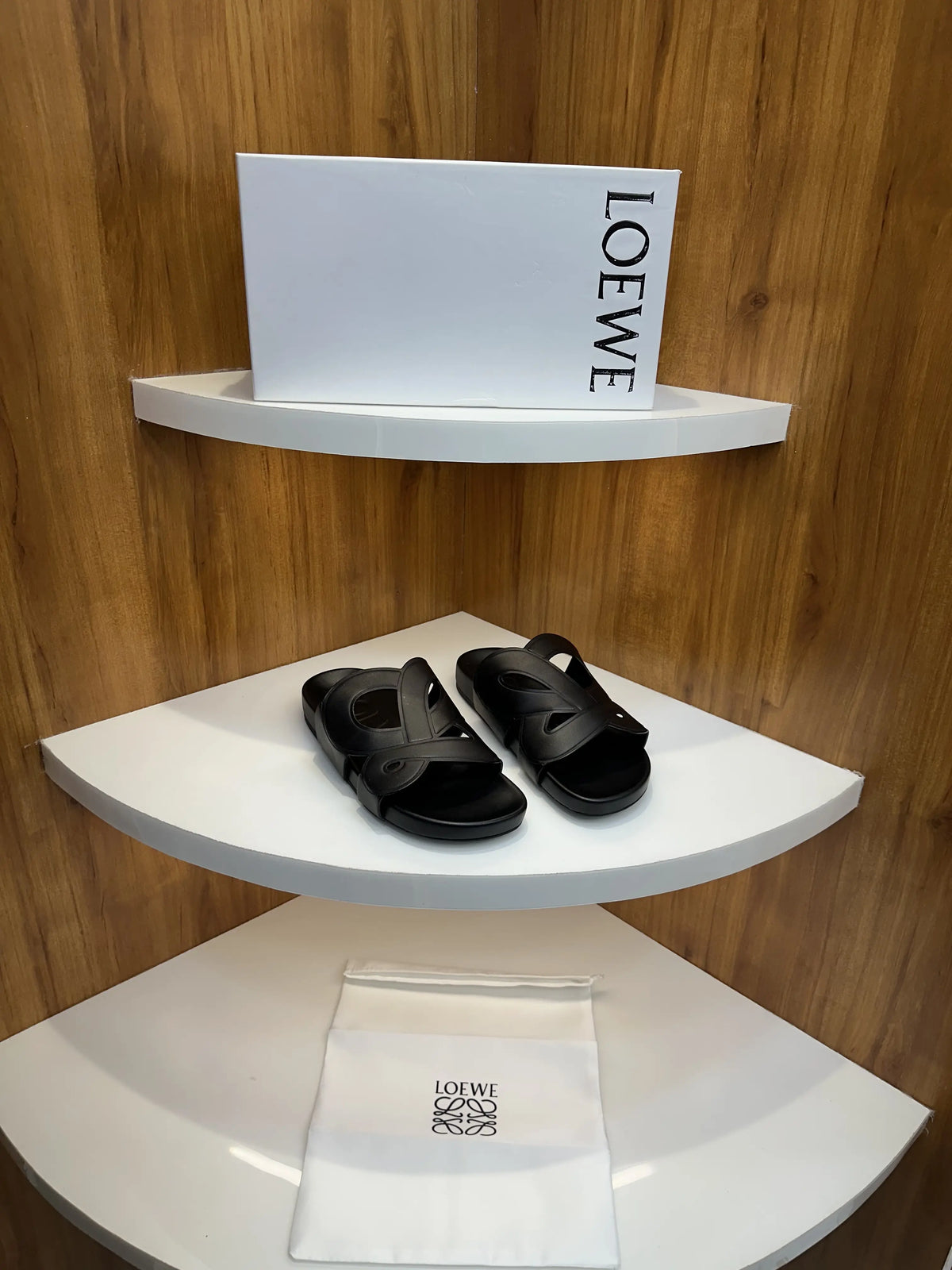 Loewe_Black Premium Luxury Slide For Men