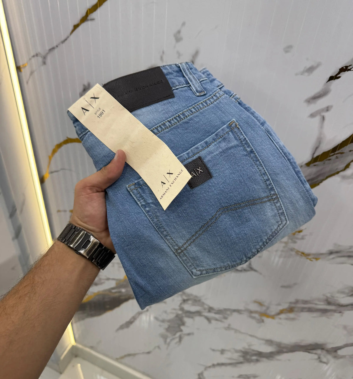 Arman i Exchange denim Blue Imported Denim