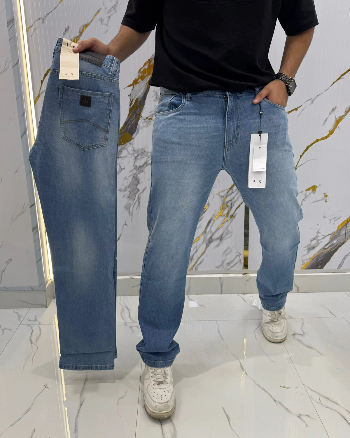 Arman i Exchange denim Blue Imported Denim