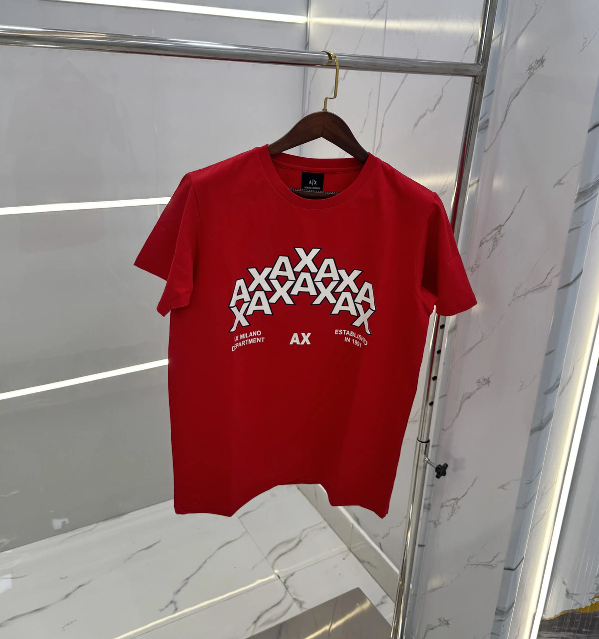 Arman i Exchange Red Logo Work Premium T-Shirt