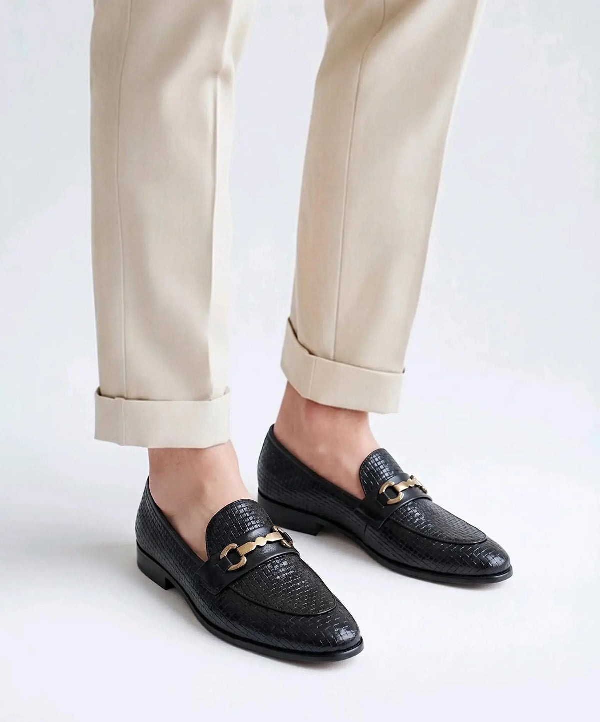 Roash_Concept Premium Black Formal Loafers