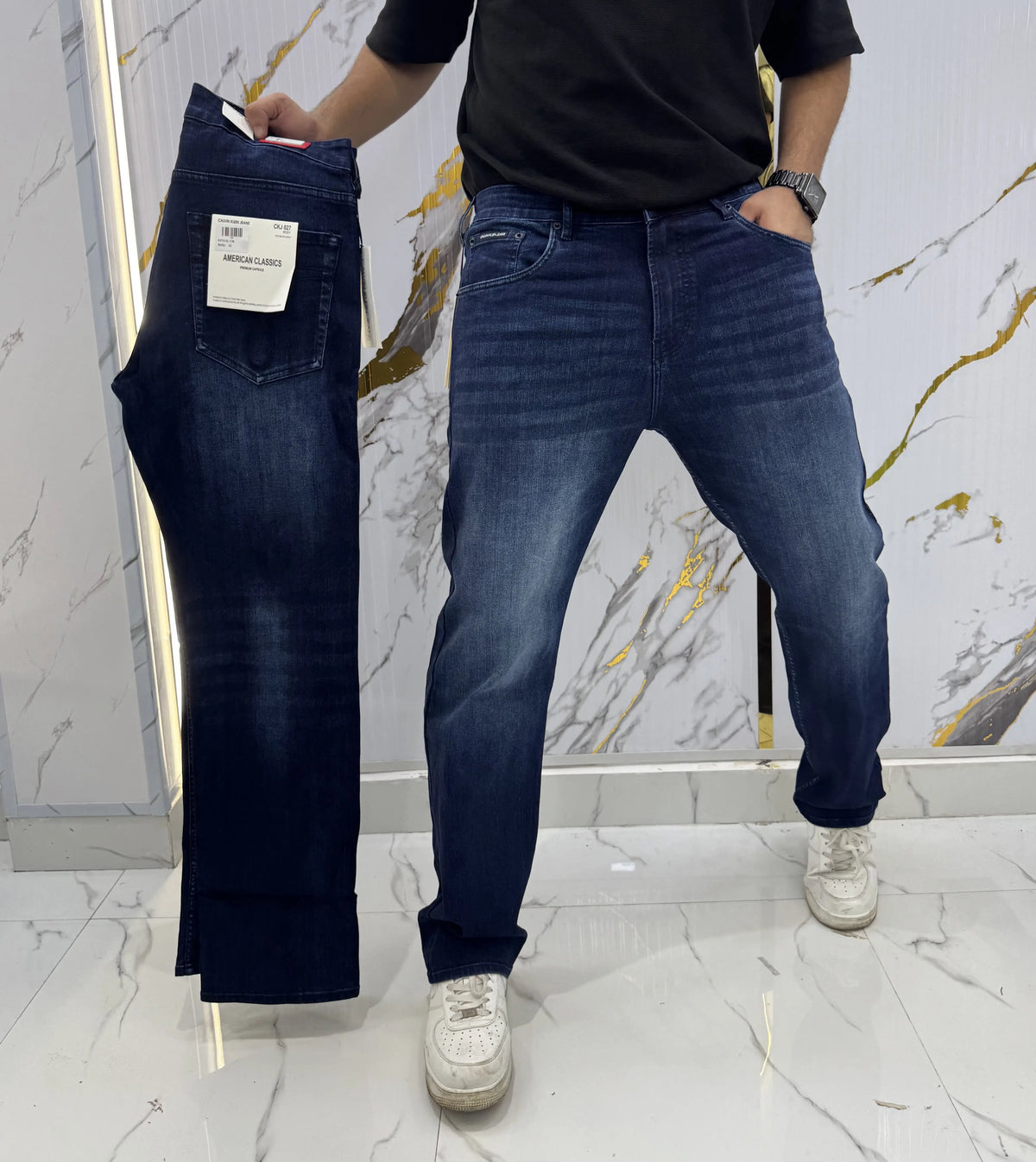 Calvin Klei n Blue Shade Imported Denim