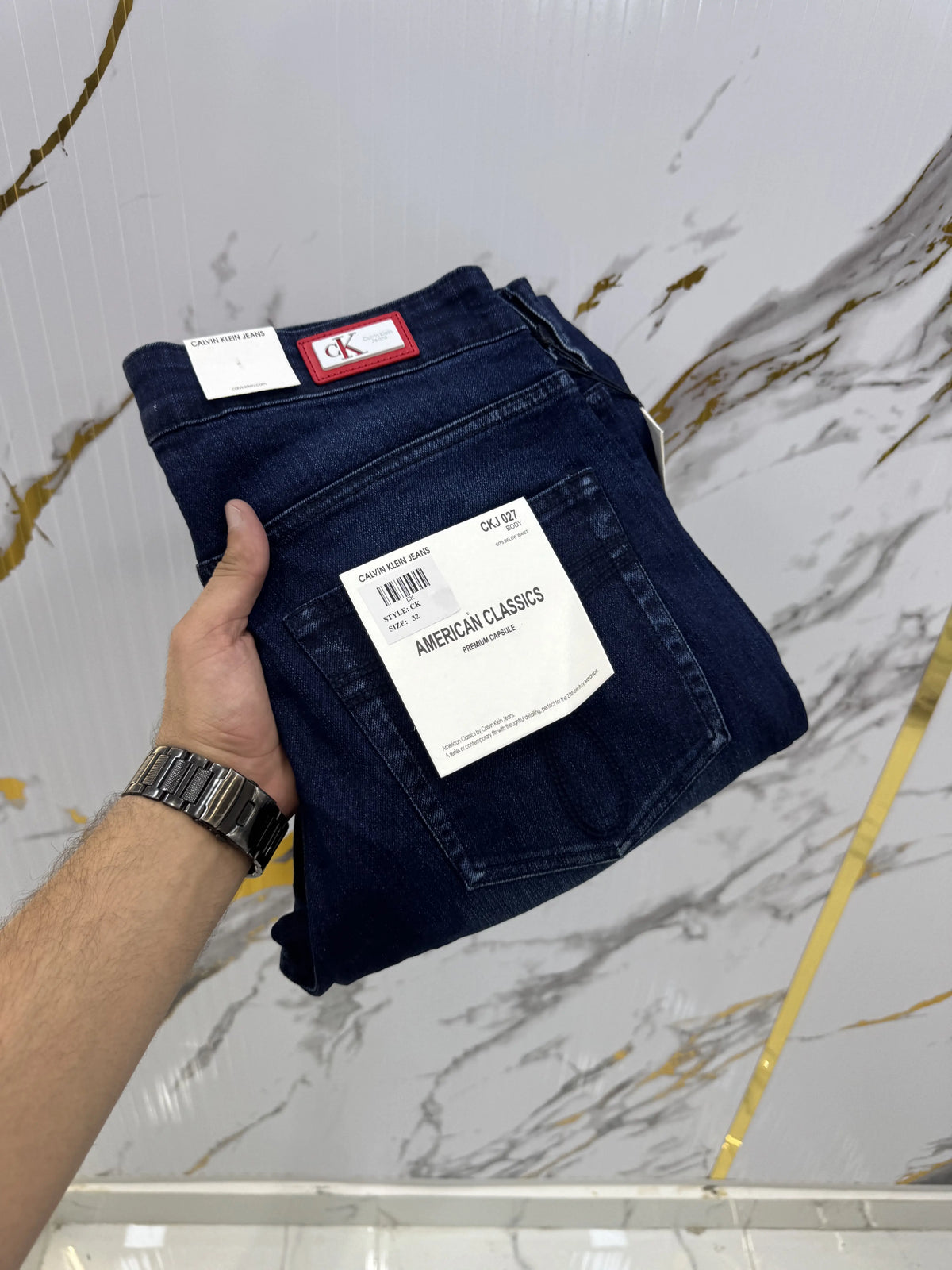 Calvin Klei n Blue Shade Imported Denim