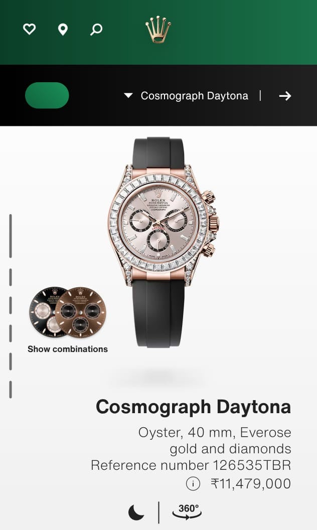 luxury Watch Oyster Perpetual Daytona Chosmograph