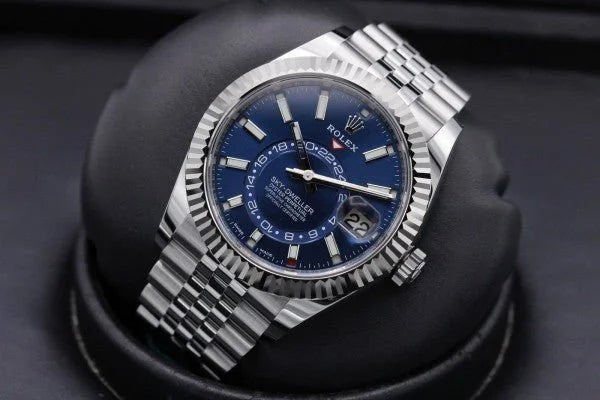 luxury Watch SKY DWELLER AUTOMATIC SILVER BLUE