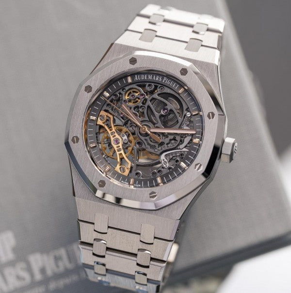 luxury Watch Royal Oak Skeleton Automatic Steel-Grey