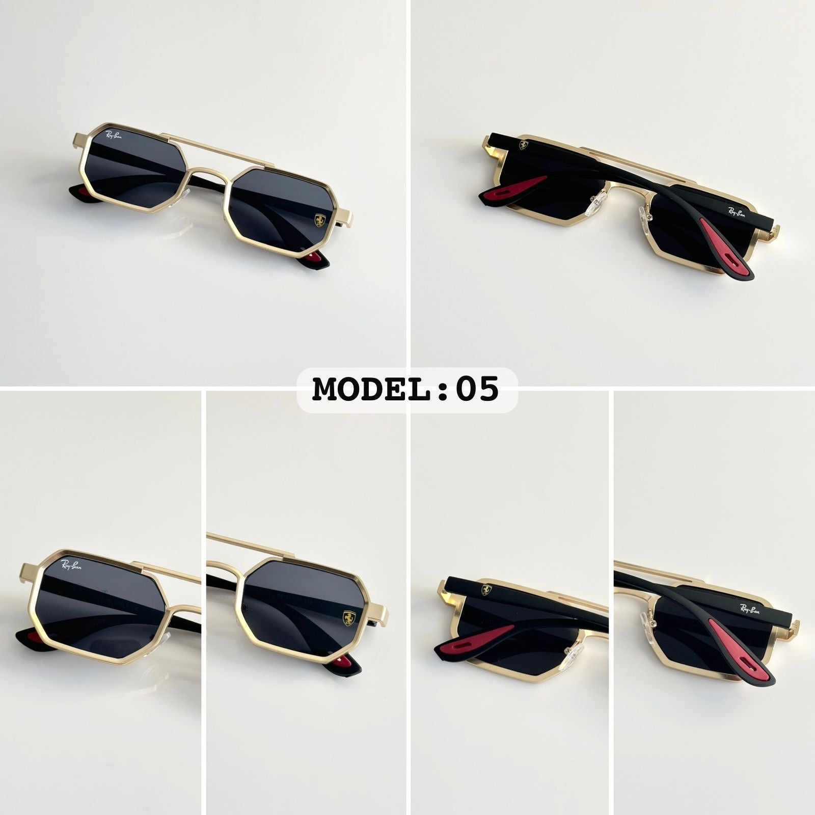 RA_YBAN 05 Gold BLACK