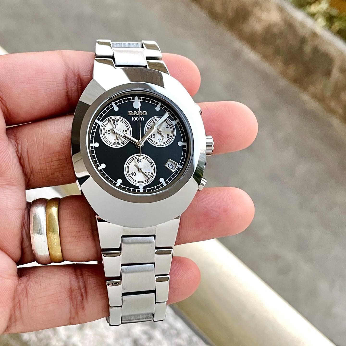 luxury Watch 100M Chronograph AAA-QUALITY Black