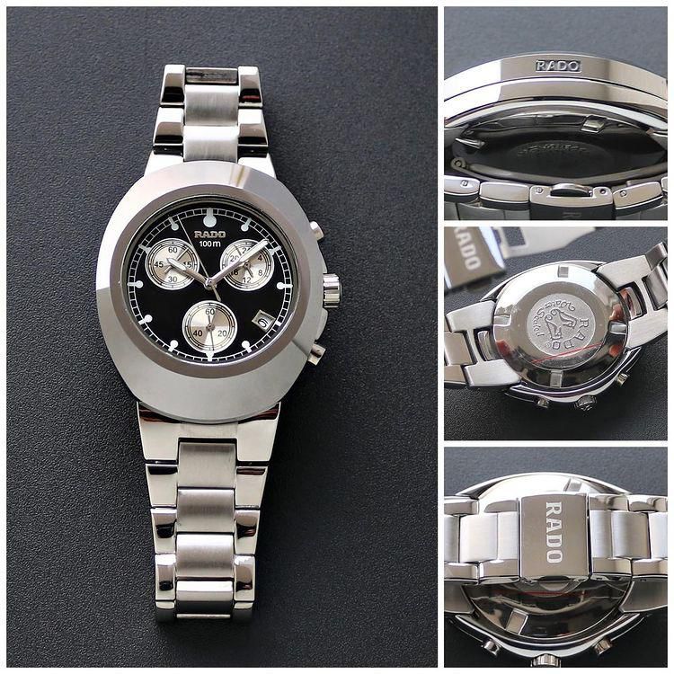 luxury Watch 100M Chronograph AAA-QUALITY Black
