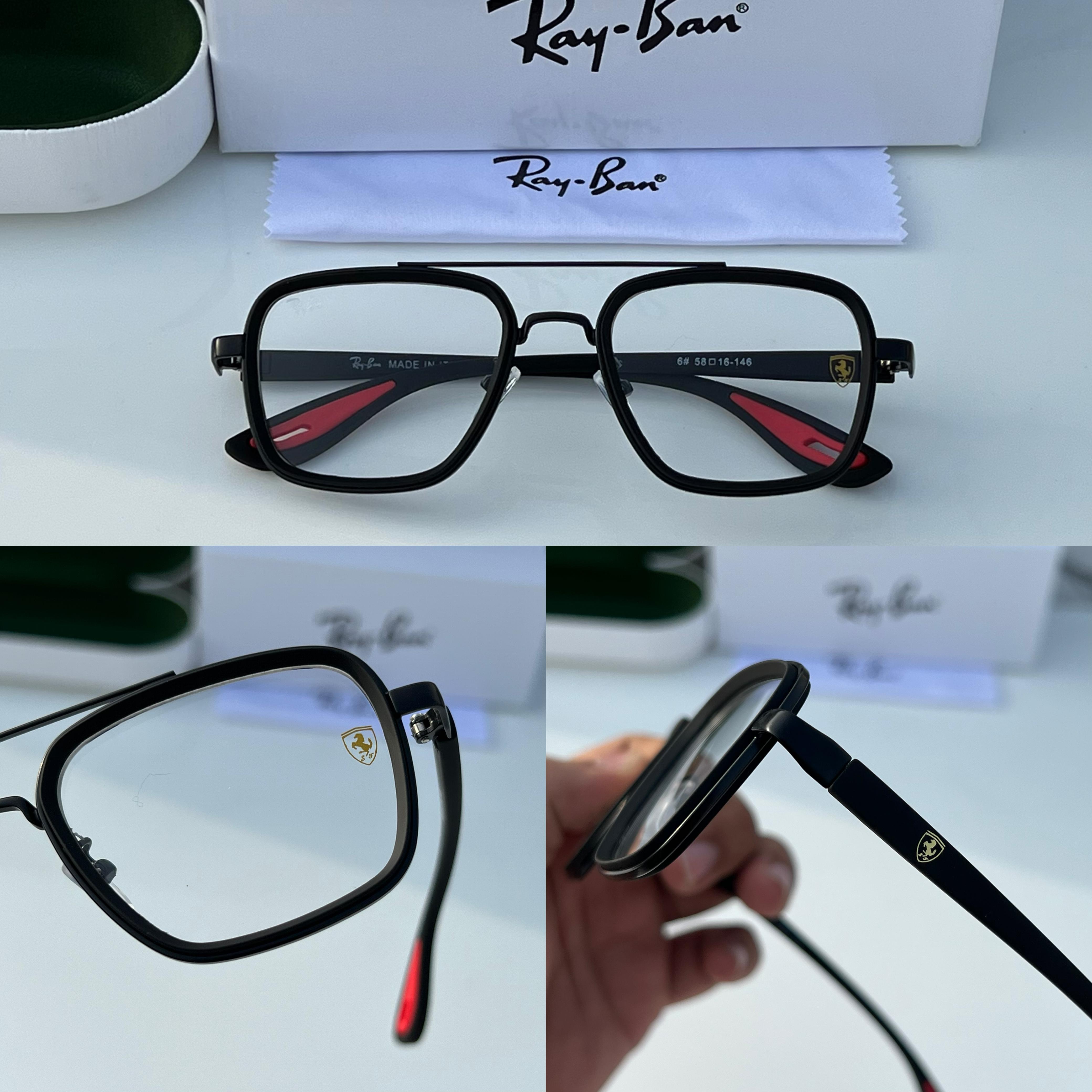 *Ra_yban 06 black plano*