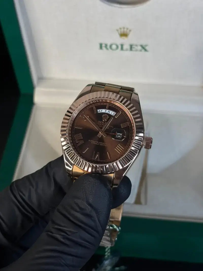 Rol_ex day date copper roman dial