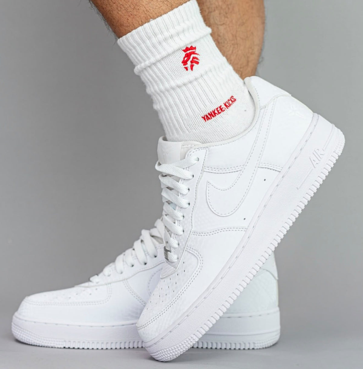 Nikke Airforce 1 x Kobe Bryant white snake skin