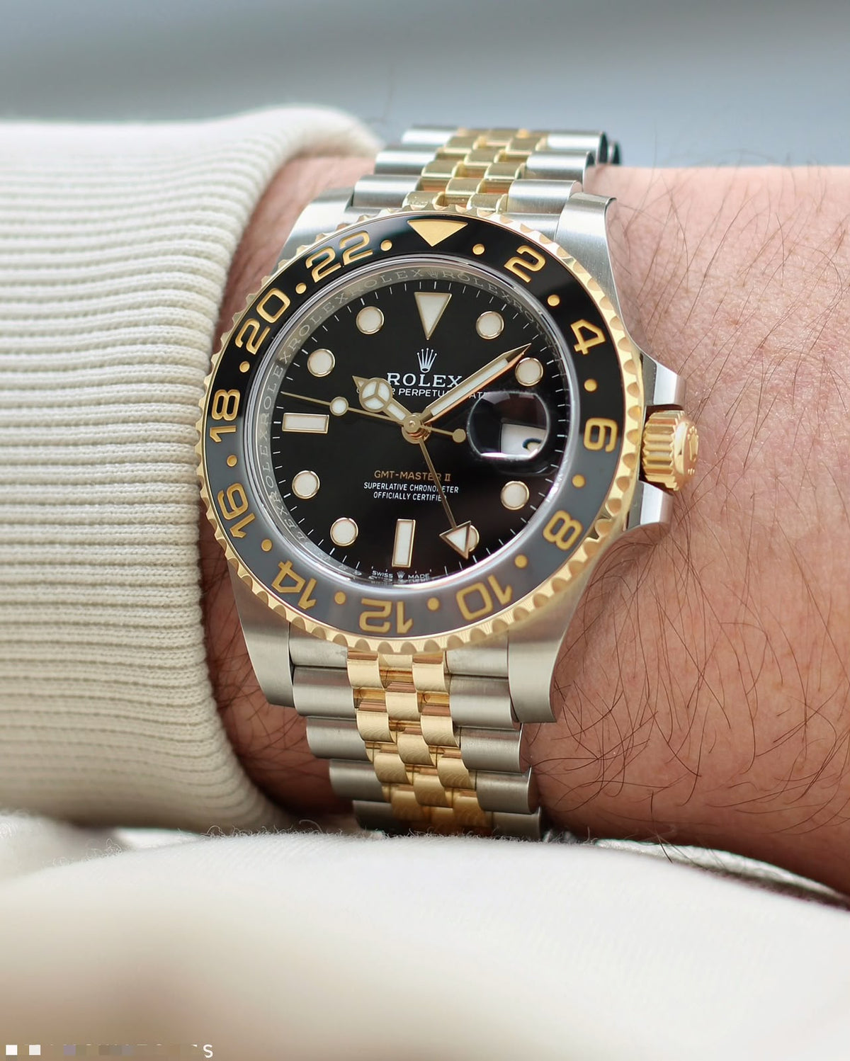 Rol_ex Gmt Shift Dual tone gold