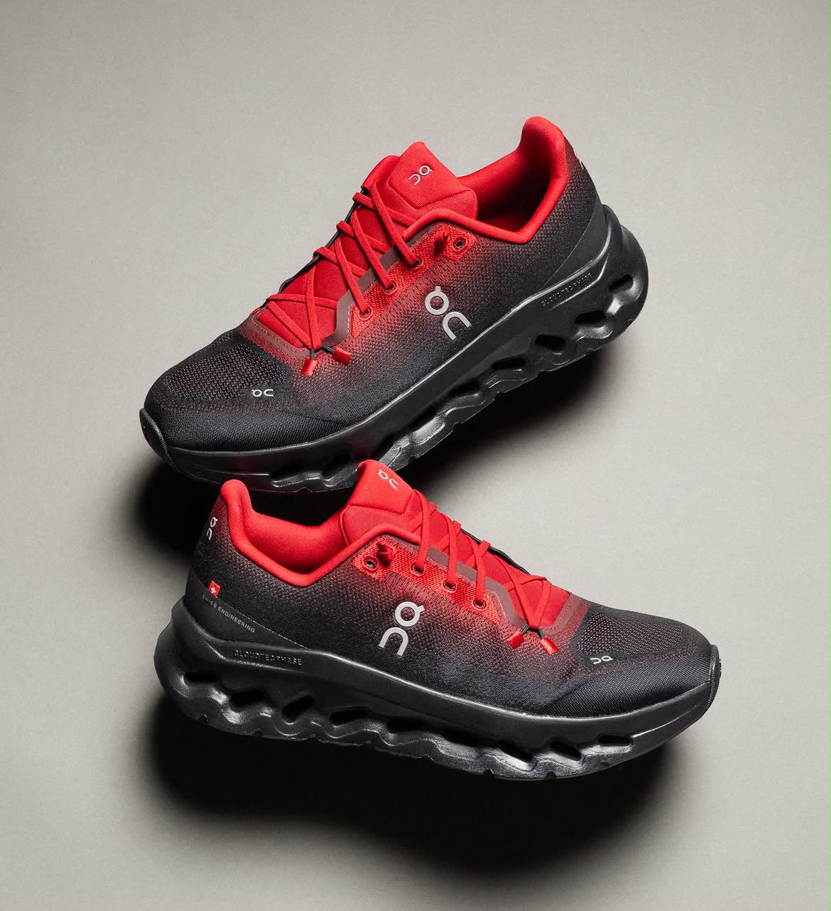 ON CLOU_D TILT BLACK RED