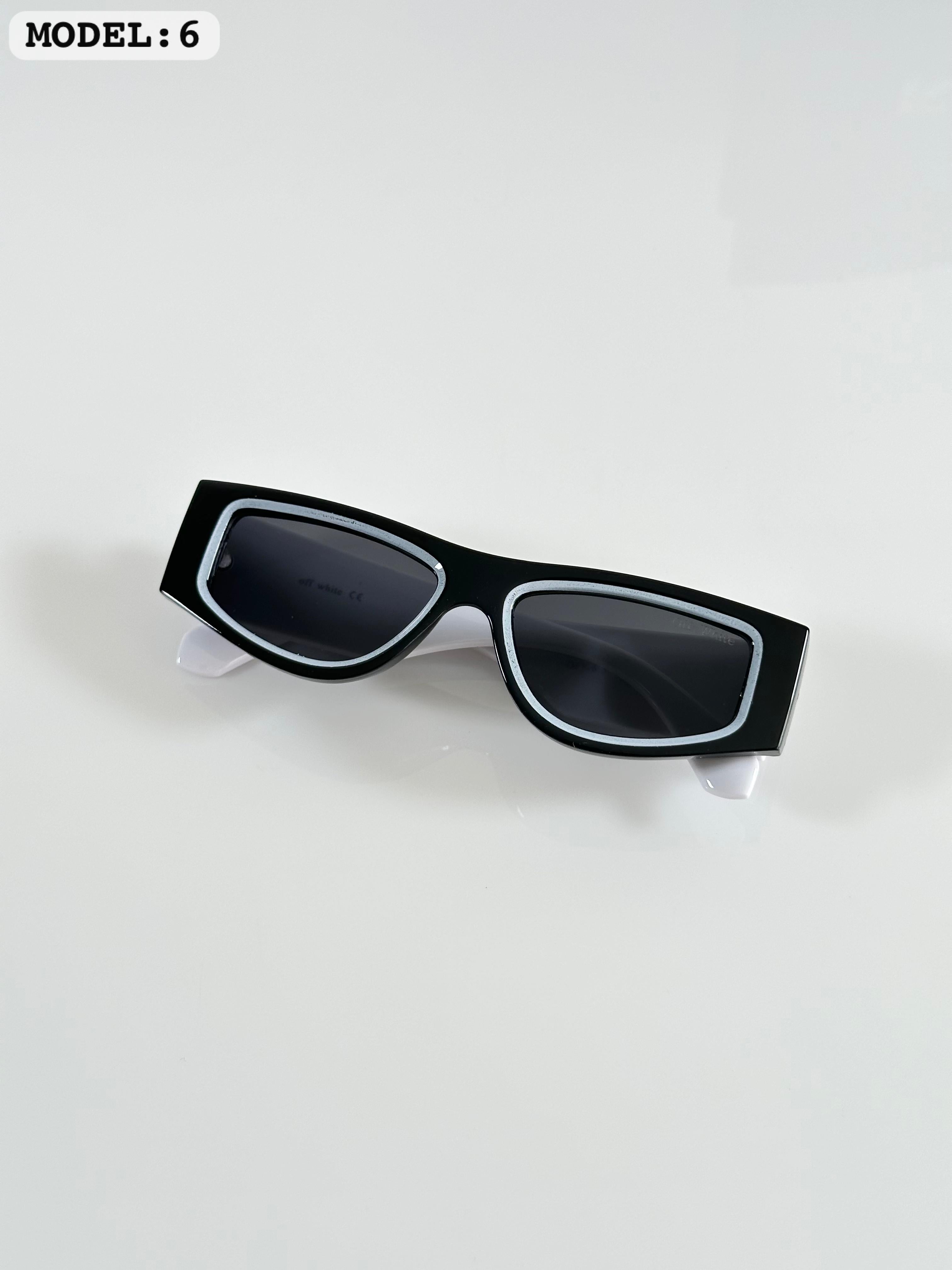 OFF WHITE 6 WHITE BLACK