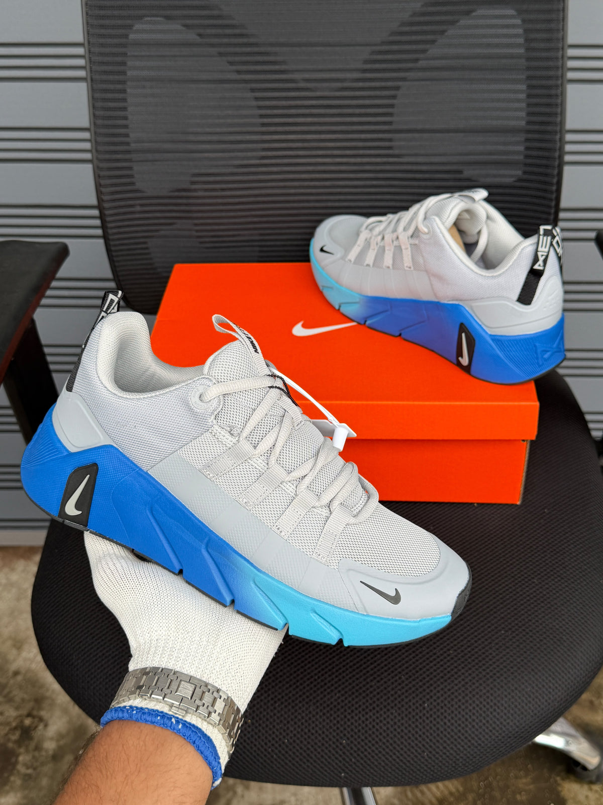NIK_E METCON 7 GREY BLUE