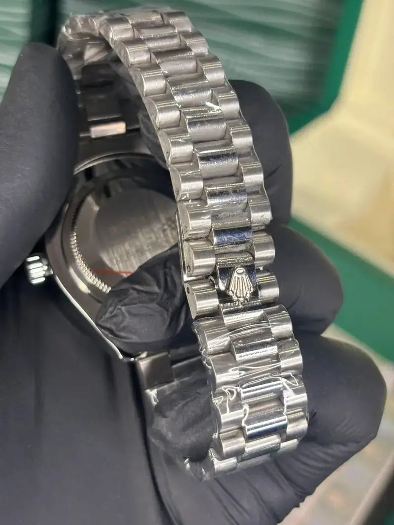 Rol_ex day date silver green