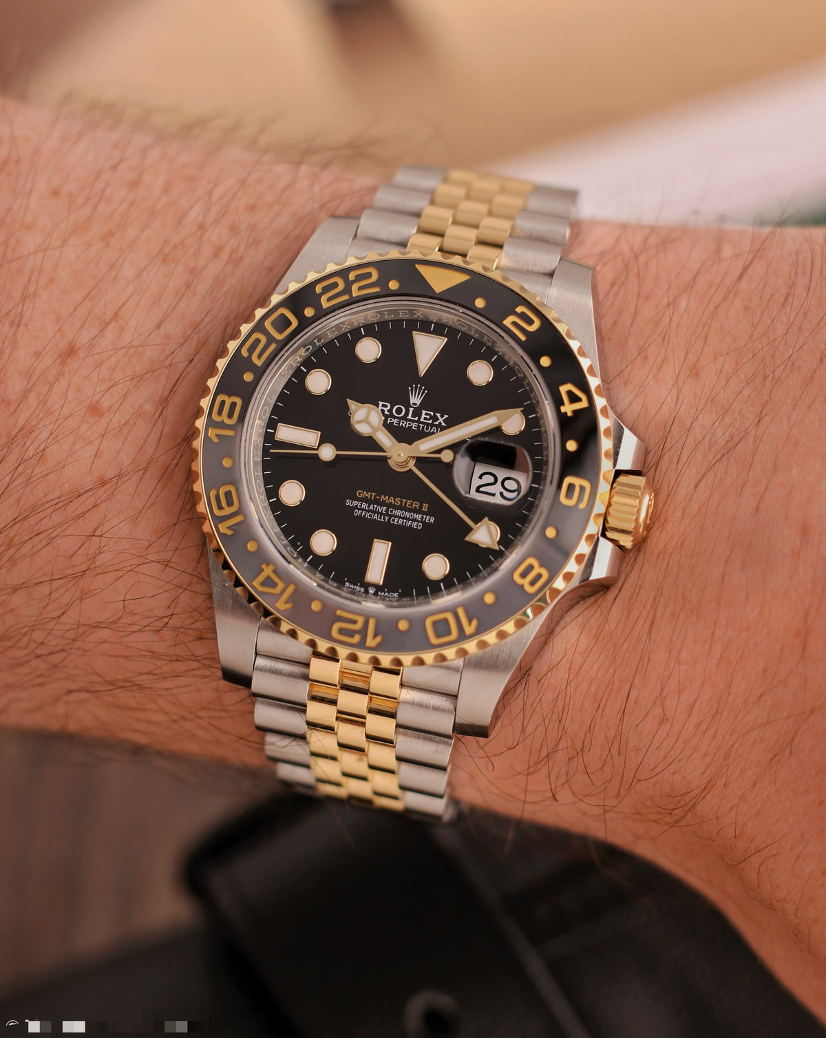 Rol_ex Gmt Shift Dual tone gold